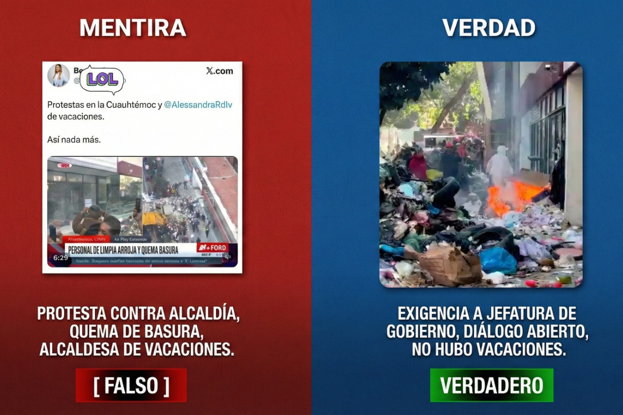 No fue contra la alcaldía. No fue por vacaciones.