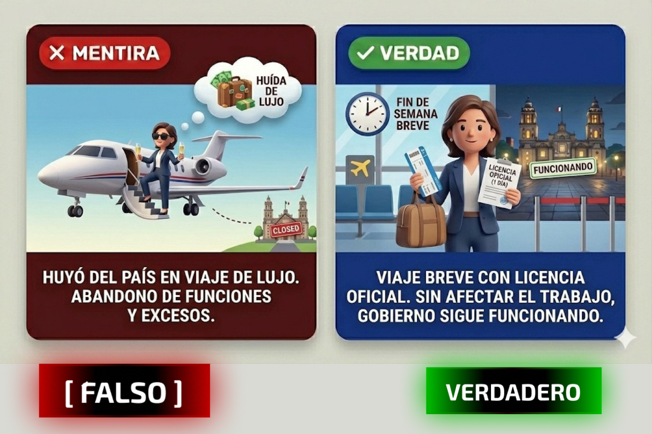 Un viaje con licencia no es huir del país