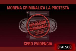 Morena CDMX criminaliza la protesta ciudadana y señala a Alessandra como “operadora”