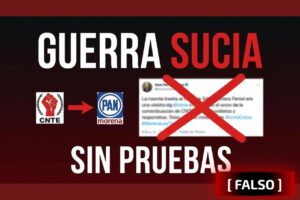 Propagandista 4T acusa sin pruebas a Alessandra de infiltrar protestas de la CNTE