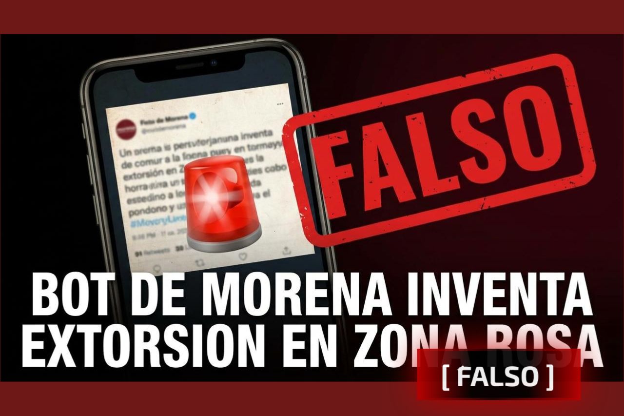 Bot de Morena inventa que Alessandra extorsiona comerciantes de Zona Rosa para pagarse viajes de lujo