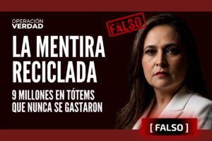 Cynthia López Castro recicla la mentira de los 9 millones en tótems que ya fue desmentida