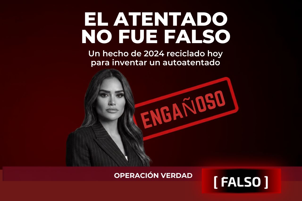 No, el atentado contra Alessandra Rojo de la Vega no fue “falso”: es un hecho documentado que una red recicla dos años después para inventar un “autoatentado”