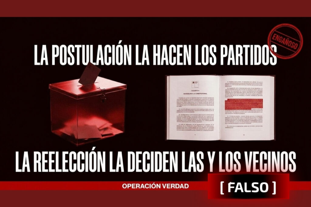 Nadie confirma una reelección: la postulación la hacen los partidos ante el IECM y la decisión es de las y los vecinos