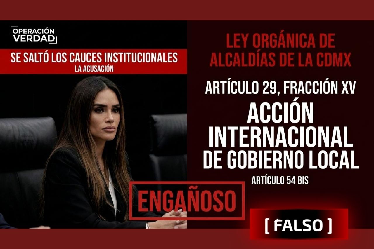 Recibir a una delegación extranjera no es saltarse los cauces institucionales: es el artículo 54 Bis de la Ley Orgánica de Alcaldías